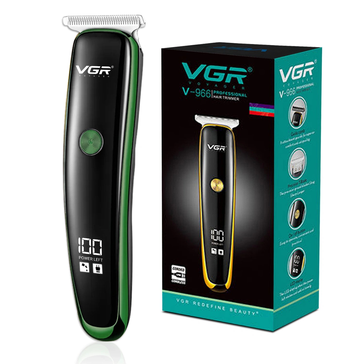 VGR V-966 Hair Trimmer for Men: Premium Grooming Tool for Smooth, Precise Cuts