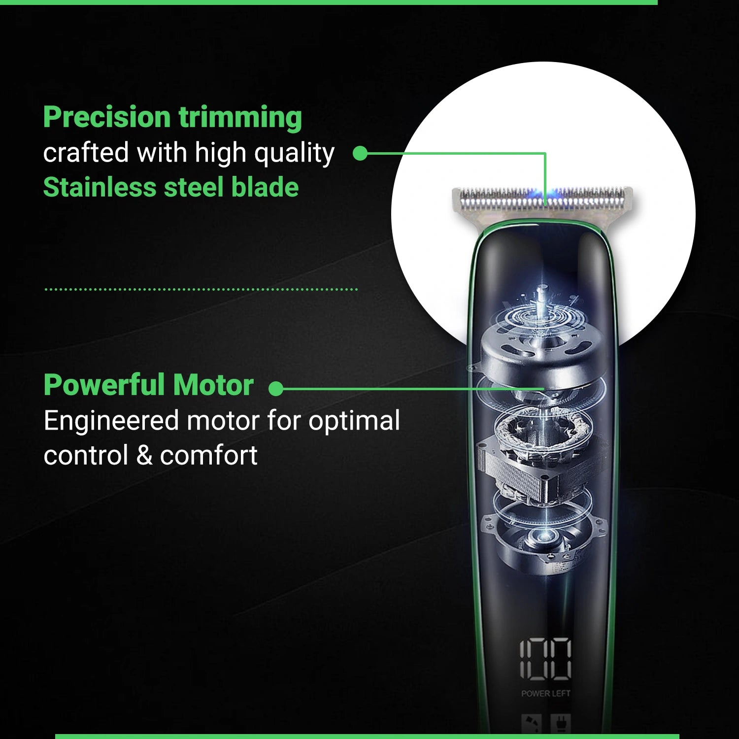 VGR V-966 Hair Trimmer for Men: Premium Grooming Tool for Smooth, Precise Cuts