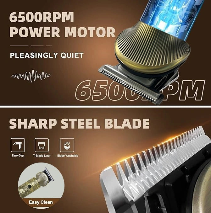 VGR V-106 Men's Grooming Kit, Gold