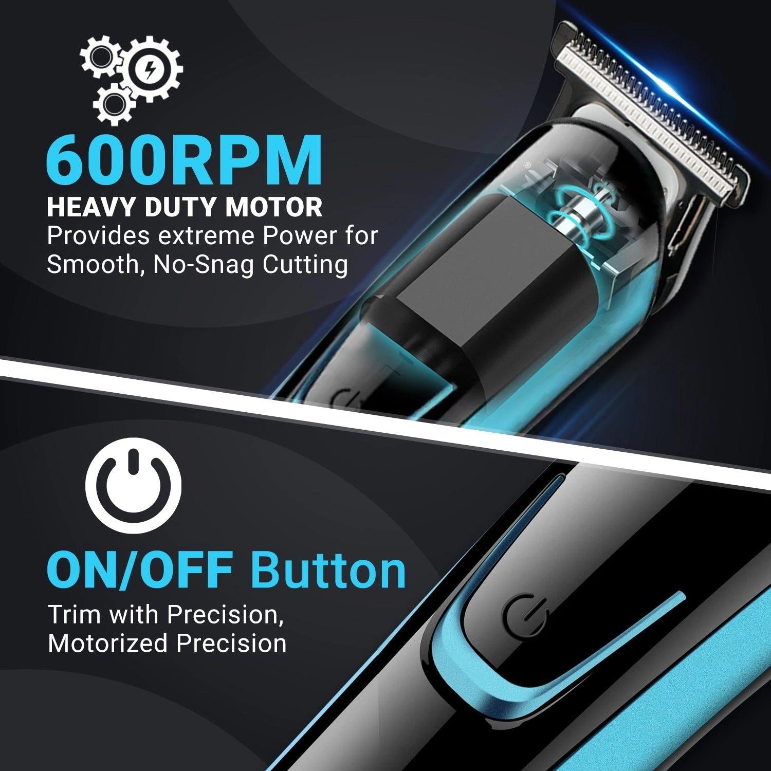 VGR V-183 Hair Trimmer For Men, Blue