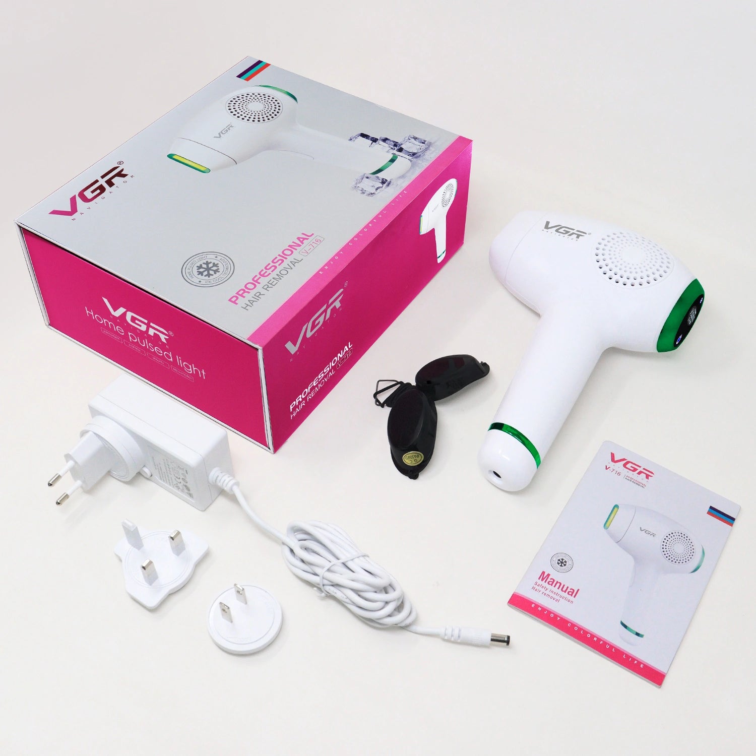 VGR V-716 Professional Hair Removal Laser Machine, White