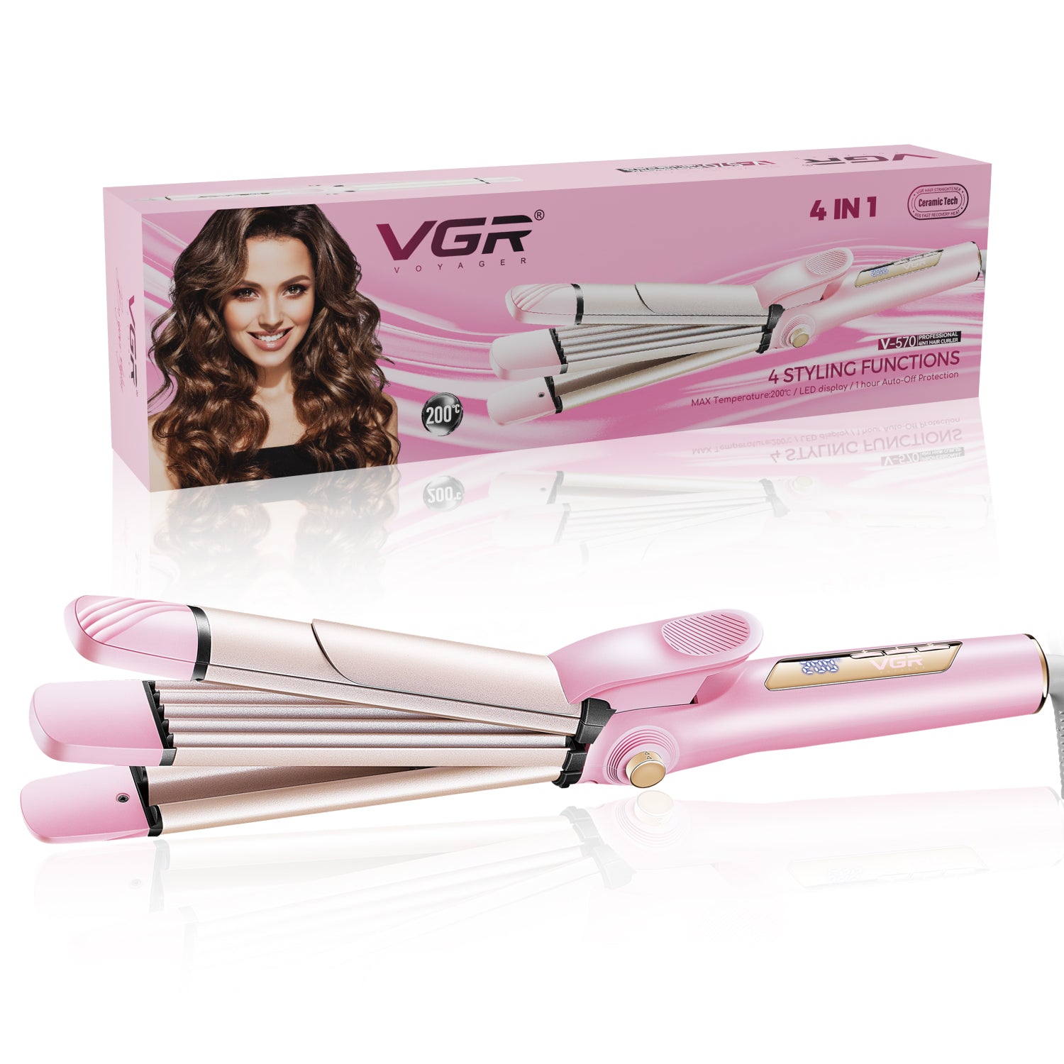 VGR V-570 4-in-1 Hair Straightening