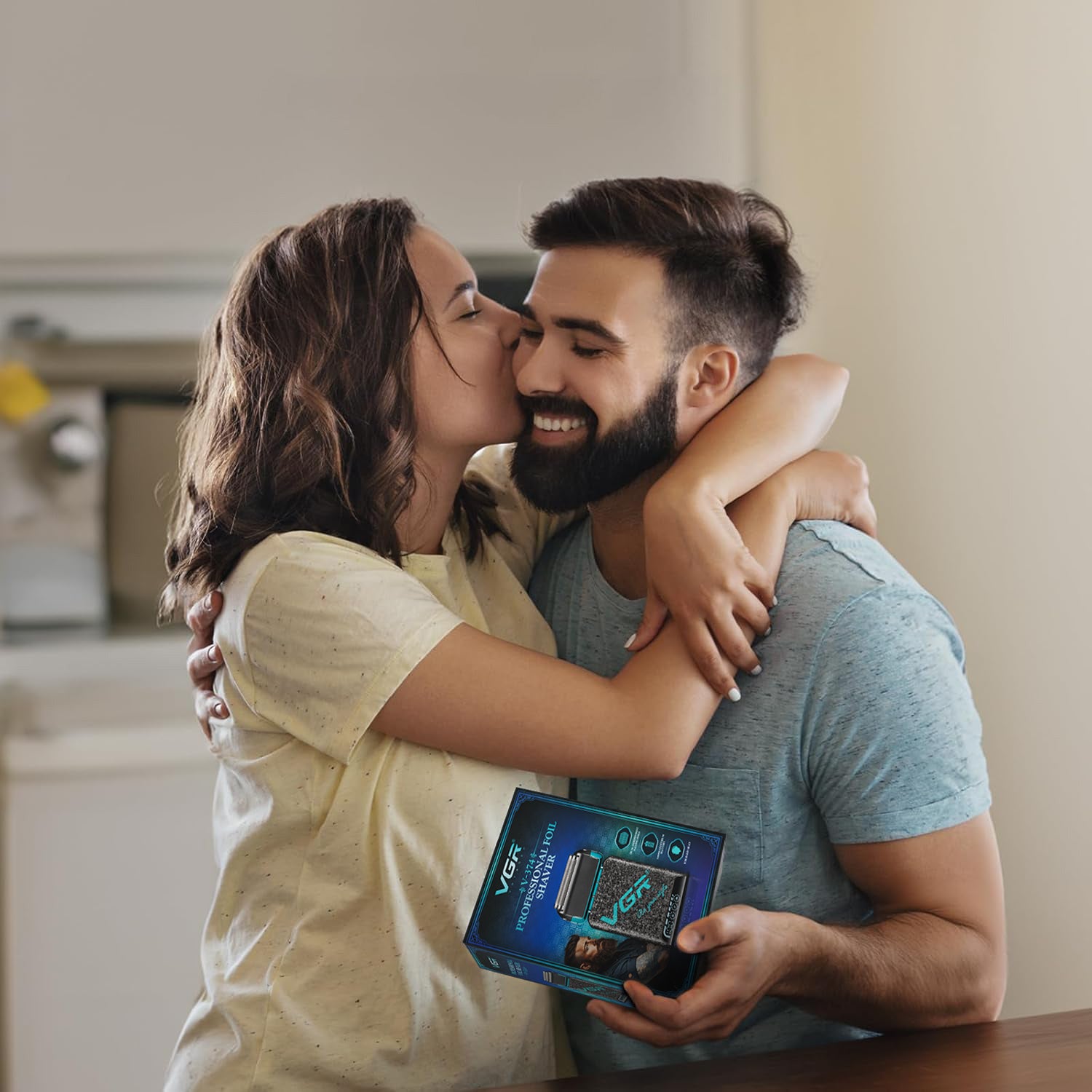 VGR V-374 Professional Foil Shaver | Super Trim Series | Cordless, Dual Foil, 150-Min Runtime