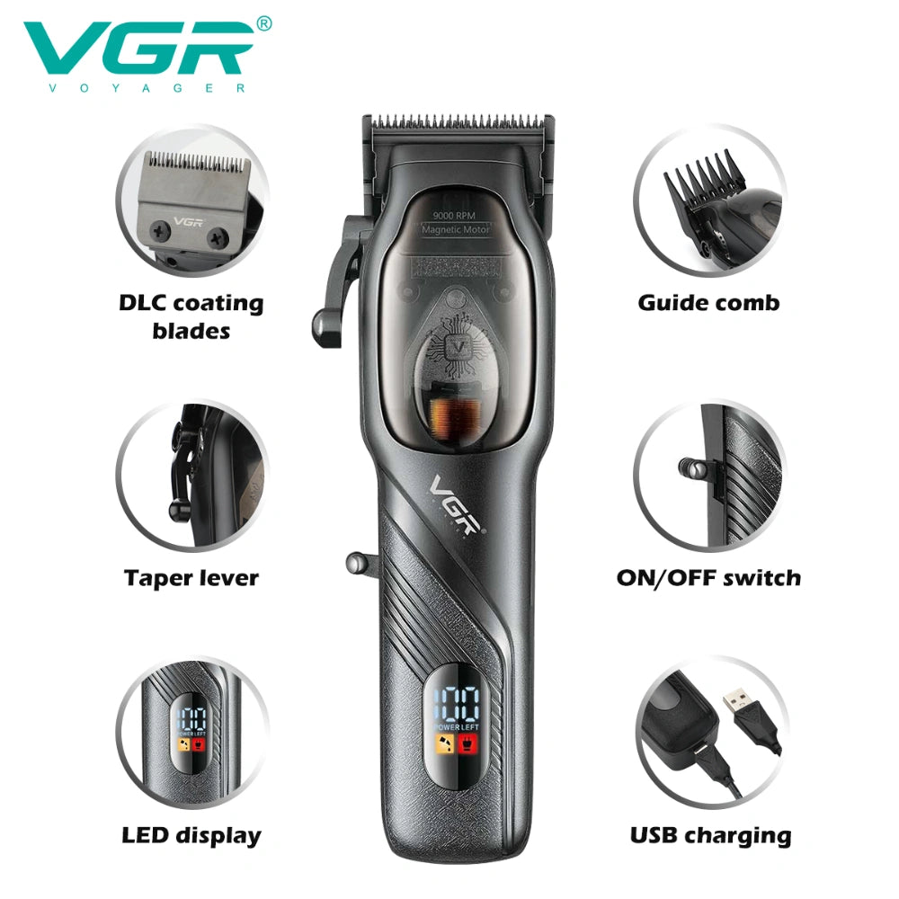 VGR V-269 Professional Hair Clipper For Men
