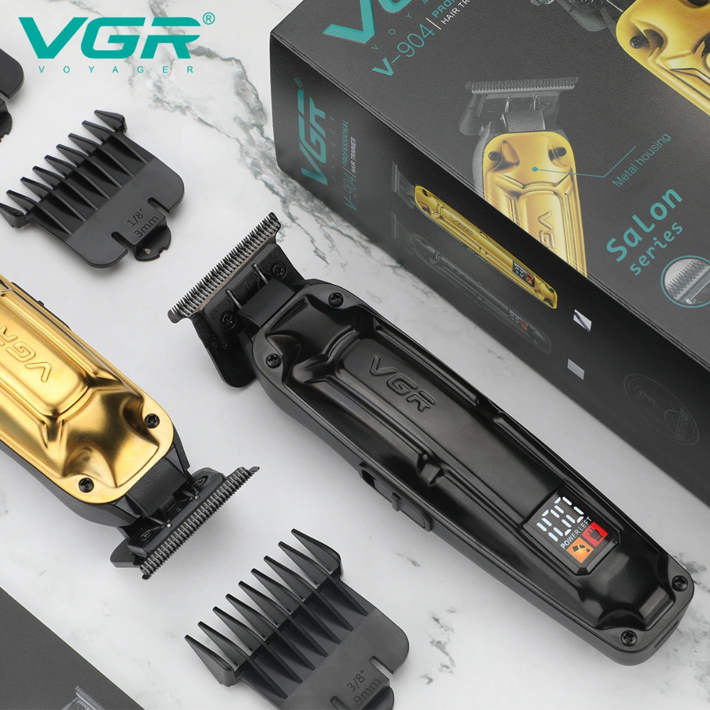 VGR V-904 Professional Hair Trimmer with DLC Coating & Digital Display - vgrofficial.in