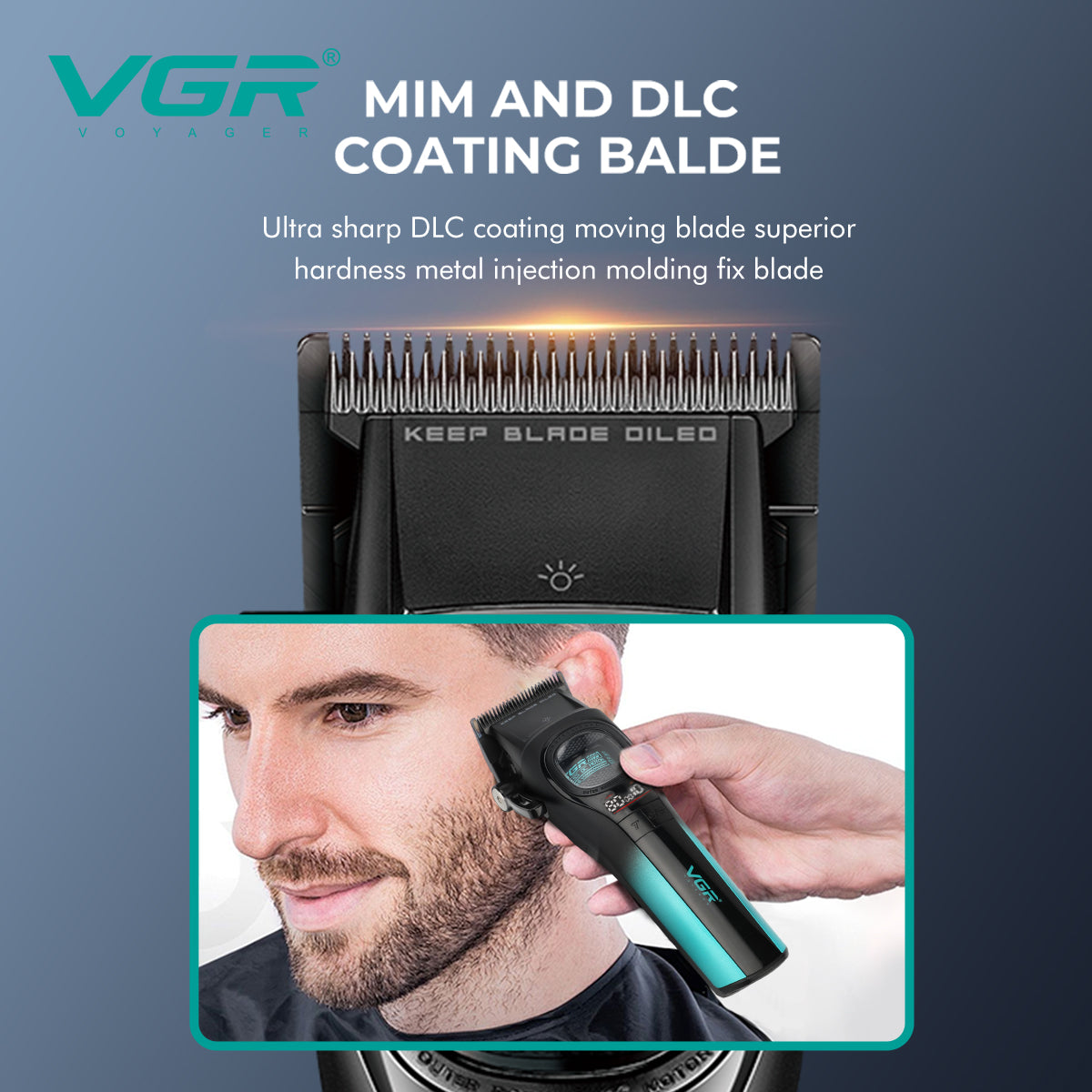 VGR V-888C Professional Hair Clipper for Salon & Men
