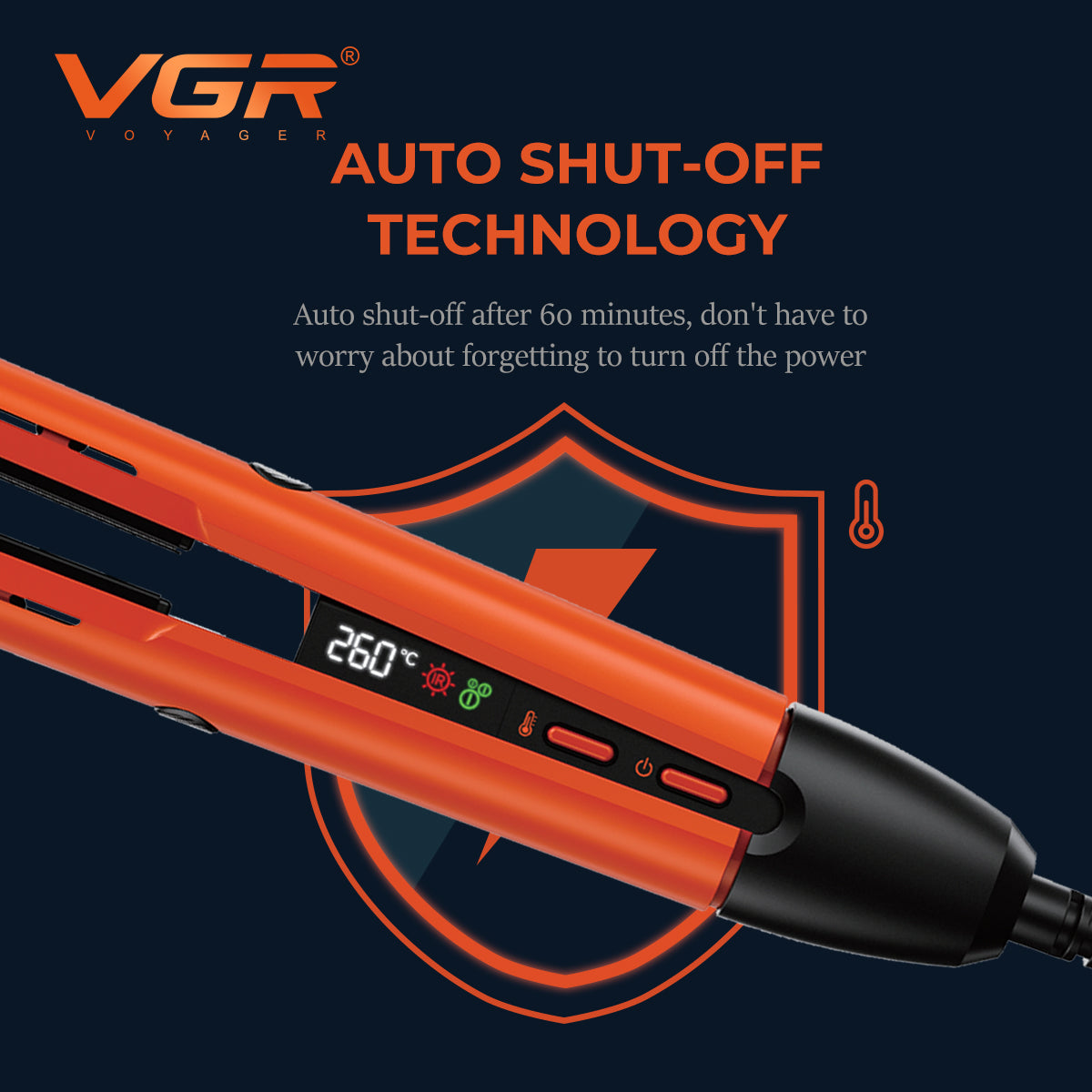 VGR V-553 Professional Hair Straightener for Women & Salon