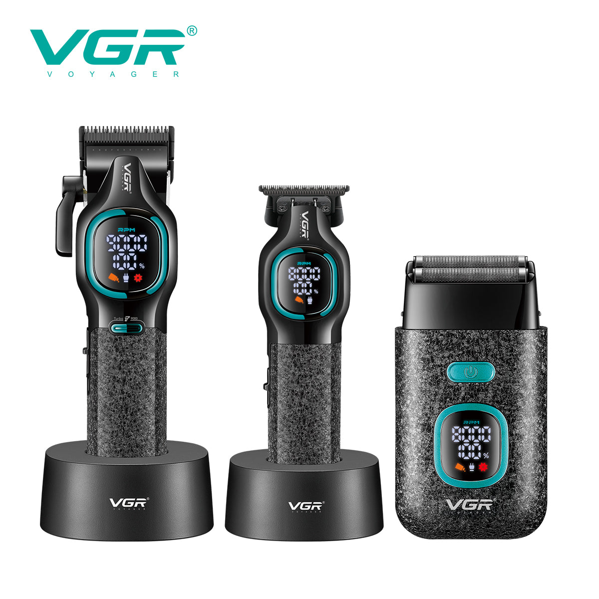 VGR V-886 S3 Professional Barber Combo Kit for Salon & Men