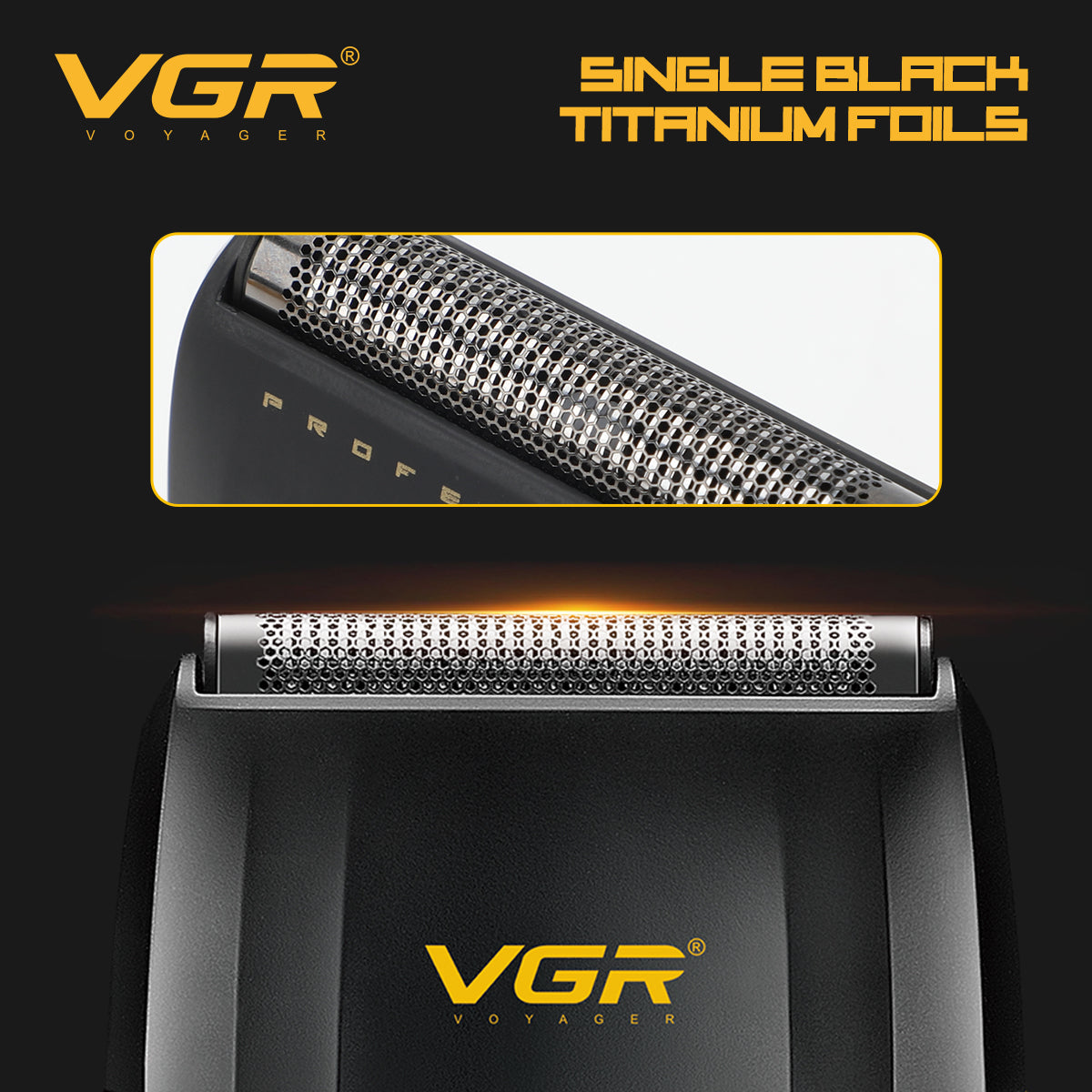 VGR V-285 S4 Professional Barber Combo Kit for Salon & Men, Yellow