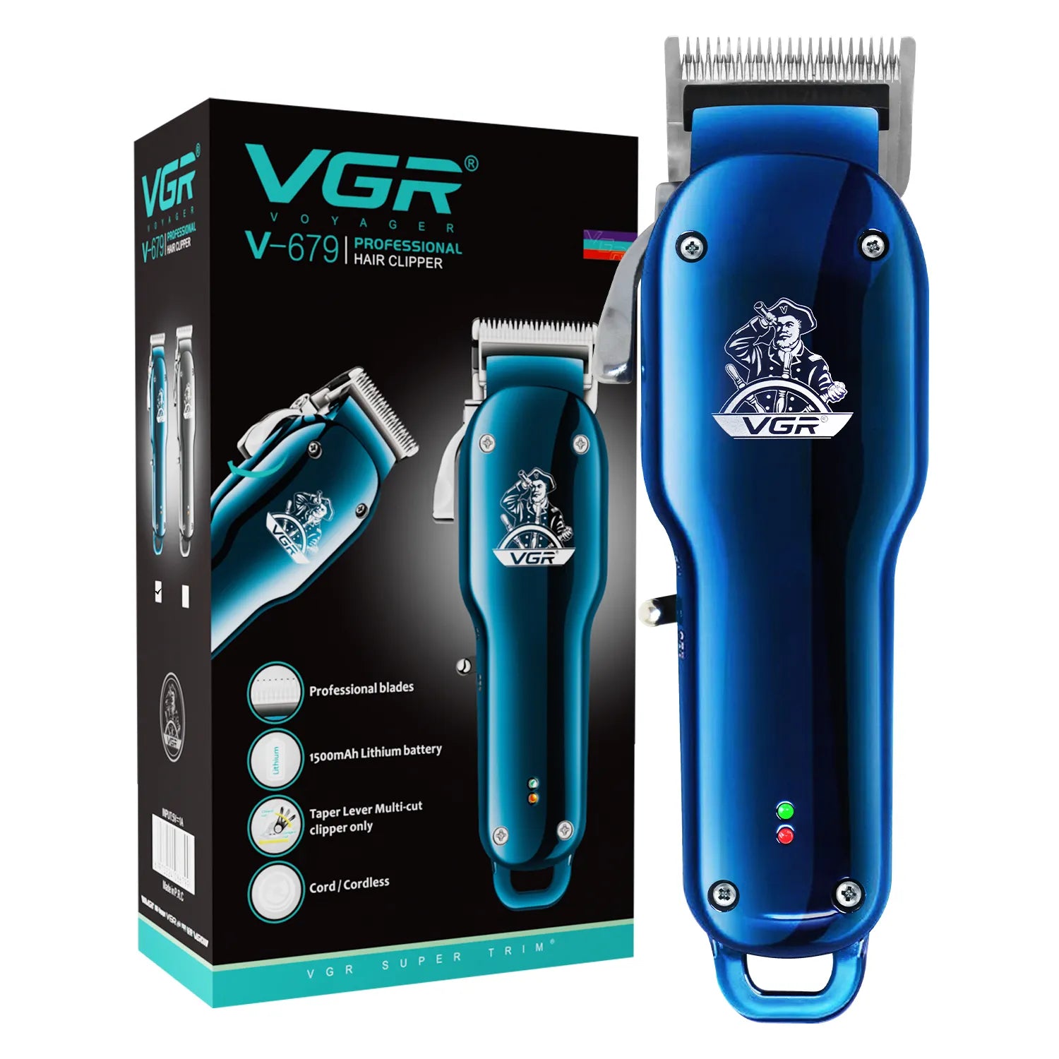 VGR V-679 Hair Clipper For Men