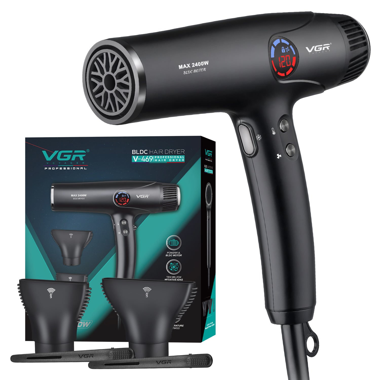 VGR V-469 Professional BLDC Hair Dryer