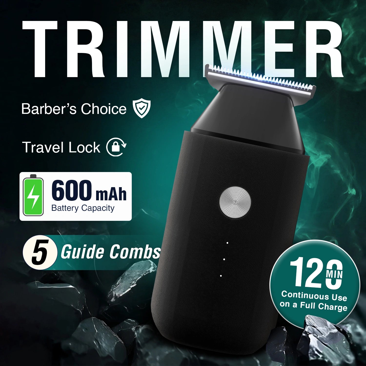 VGR V-932 Pocket Hair Trimmer For Men (Black)