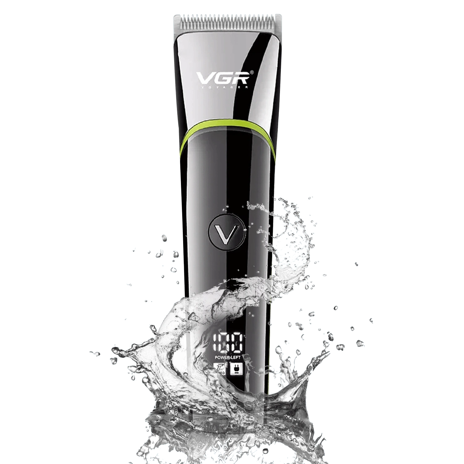 VGR V-295 IPX6 Waterproof Hair Clipper For Men, Black