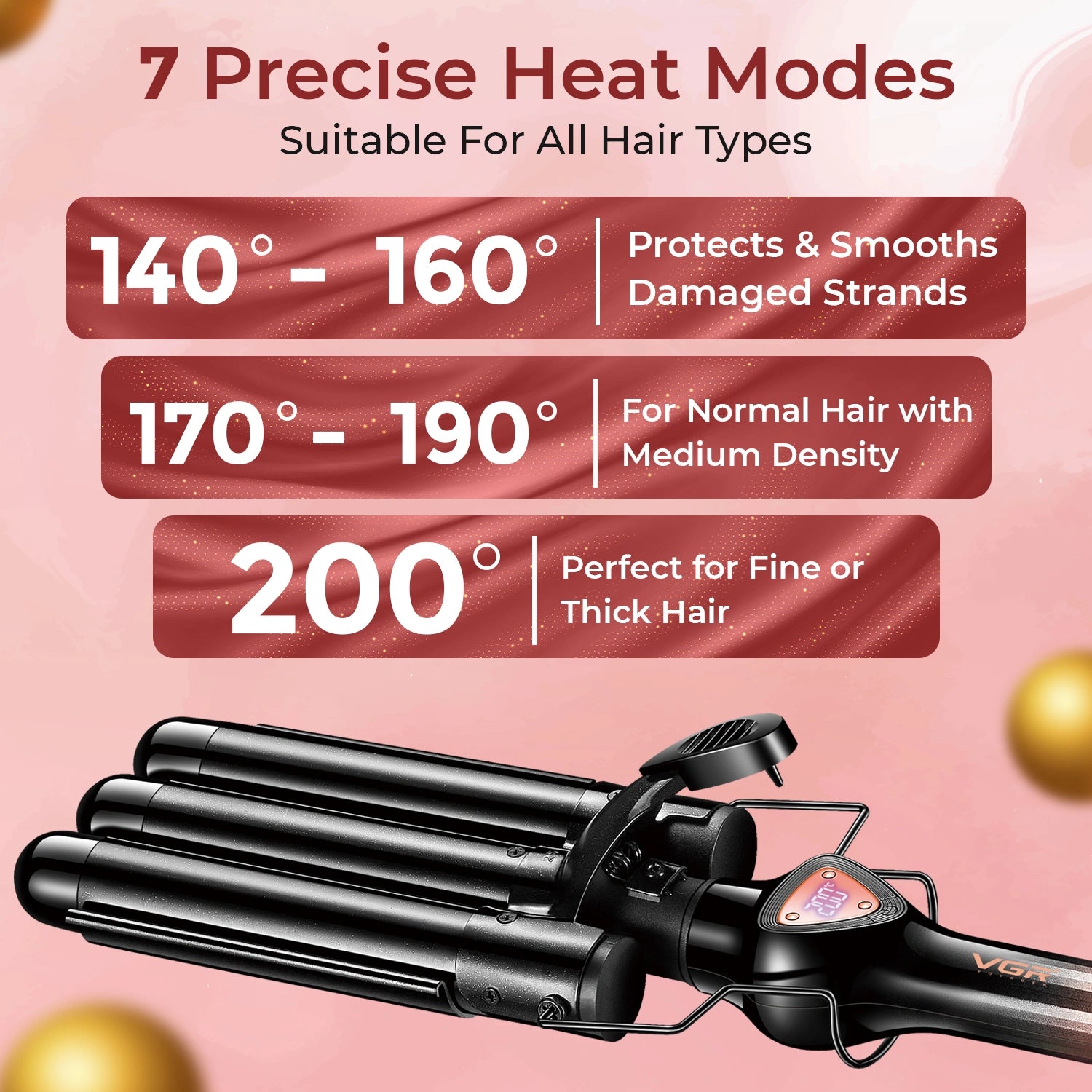VGR V-590 Professional Curling Iron