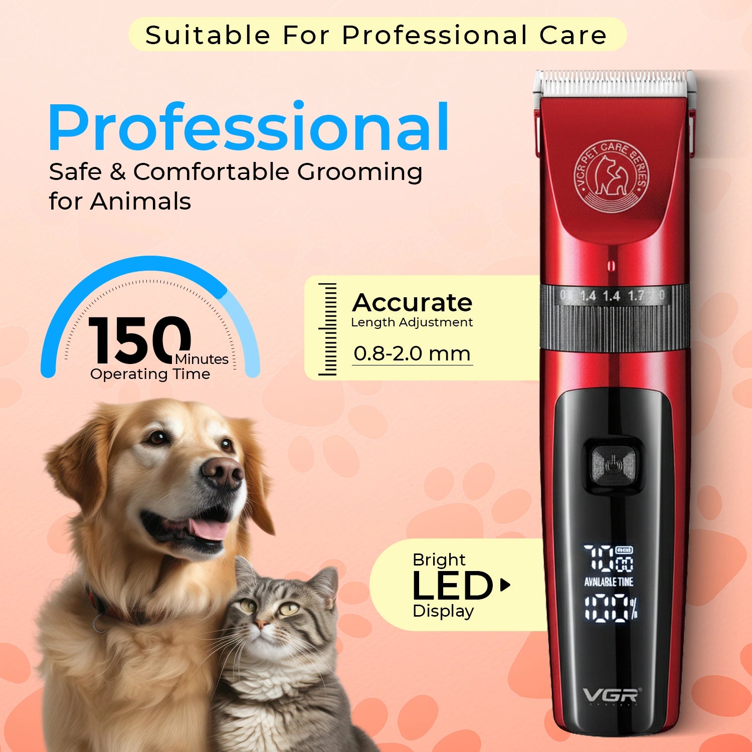 VGR V-240 Professional Pet Trimmer