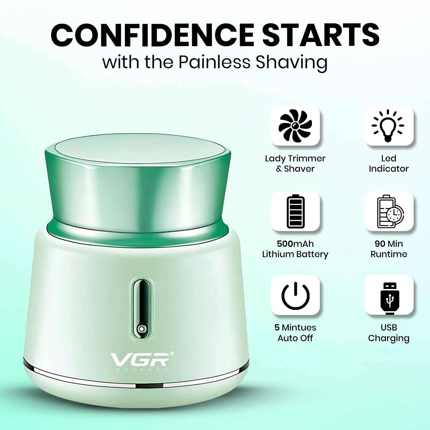 VGR V-737 Professional Lady Shaver