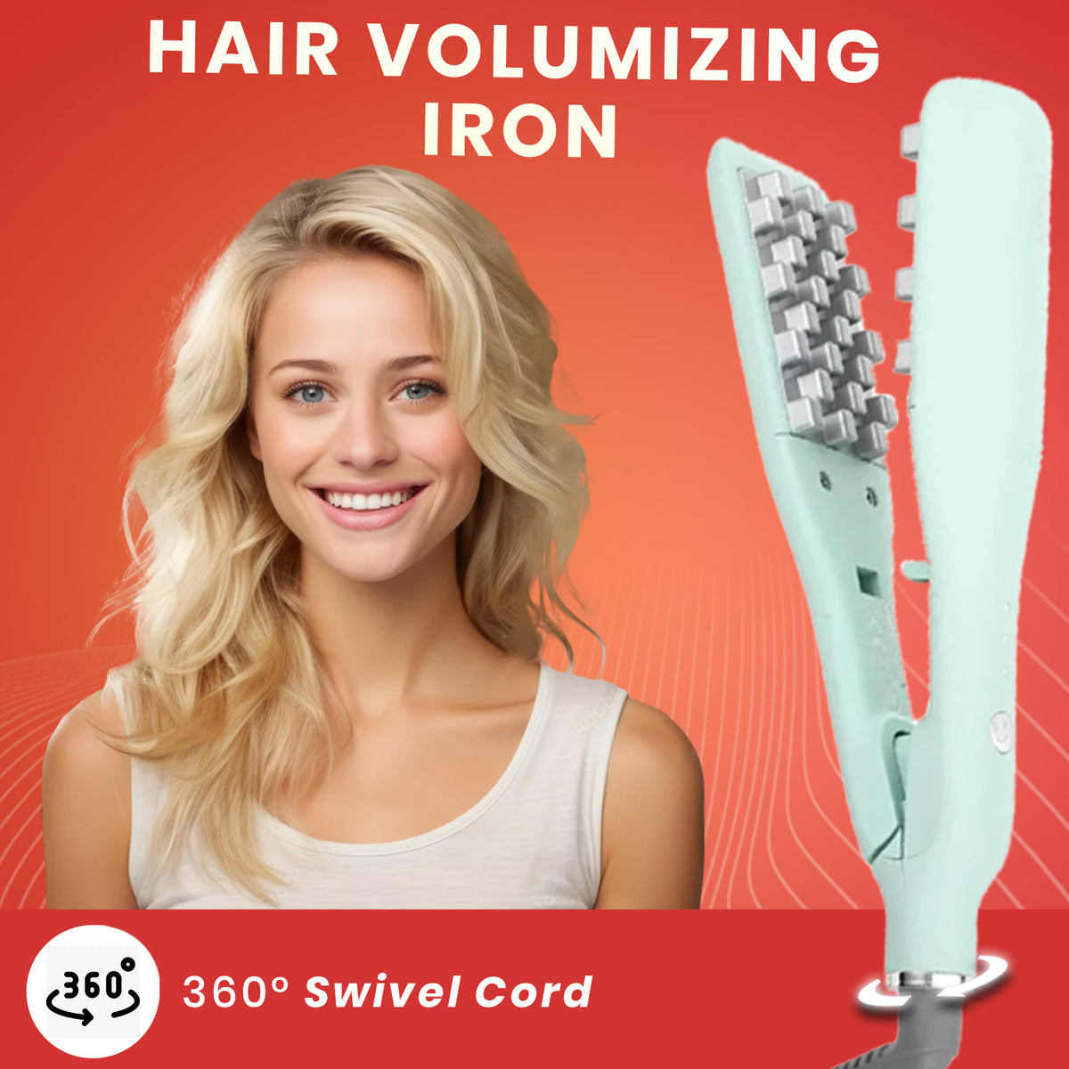 VGR V-531 Hair Volumizer 165°C to 210°C Heat Producer For Women, Green