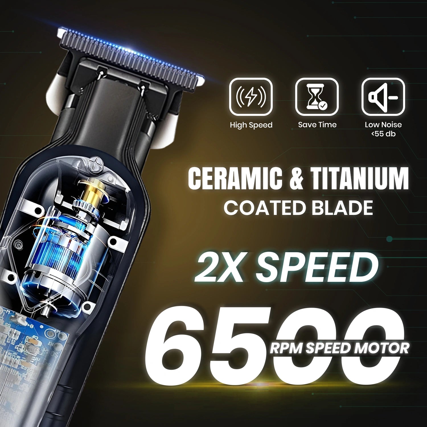 VGR V-930 Professional Cord/Cordless Hair Trimmer for Men's & Boy's