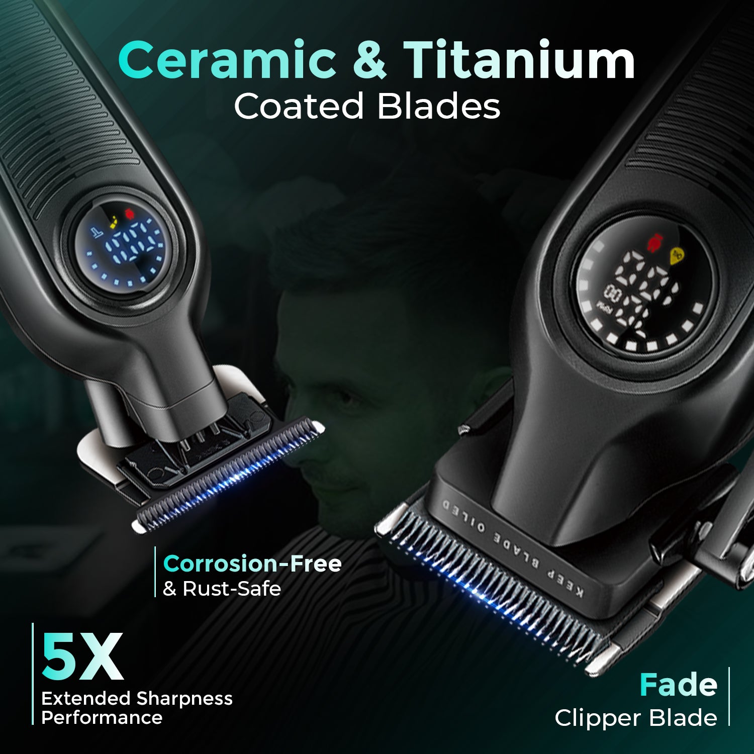 VGR V-196 & V-996 Professional Barber Combo