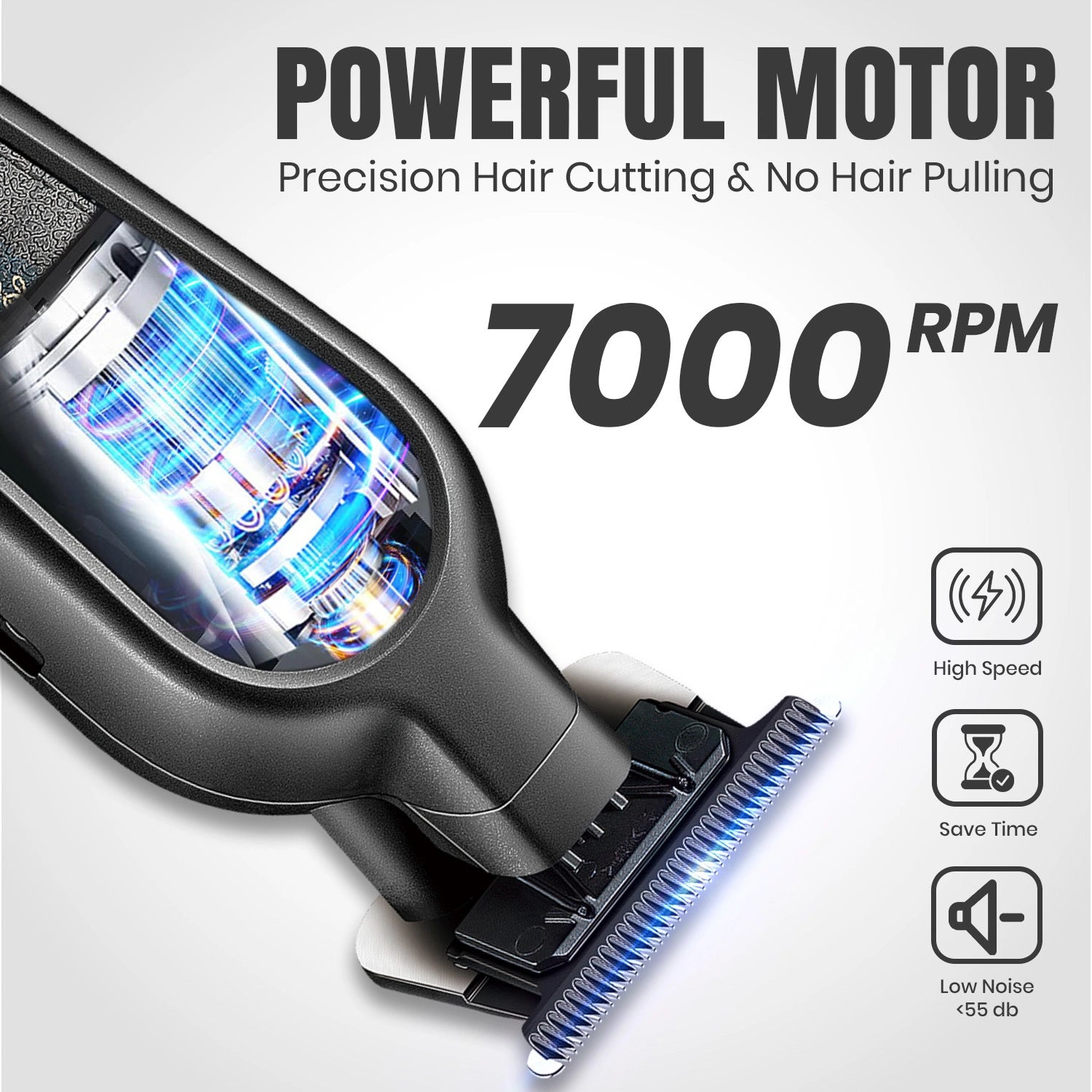 VGR V-995 Professional Hair Trimmer for Men (Black)