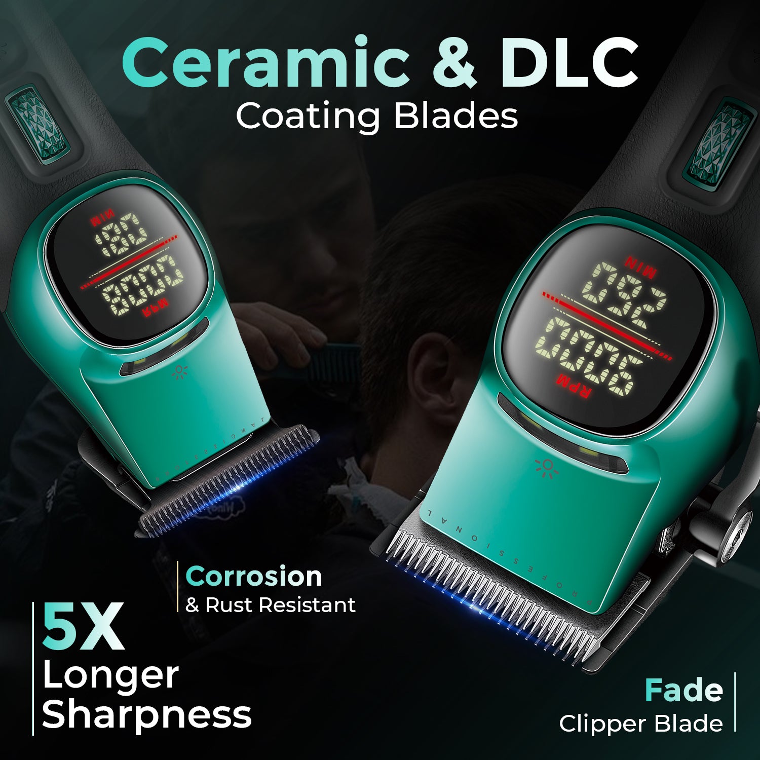 VGR V-885 S2 Rotafinity Pro 2 in 1 Barber Set