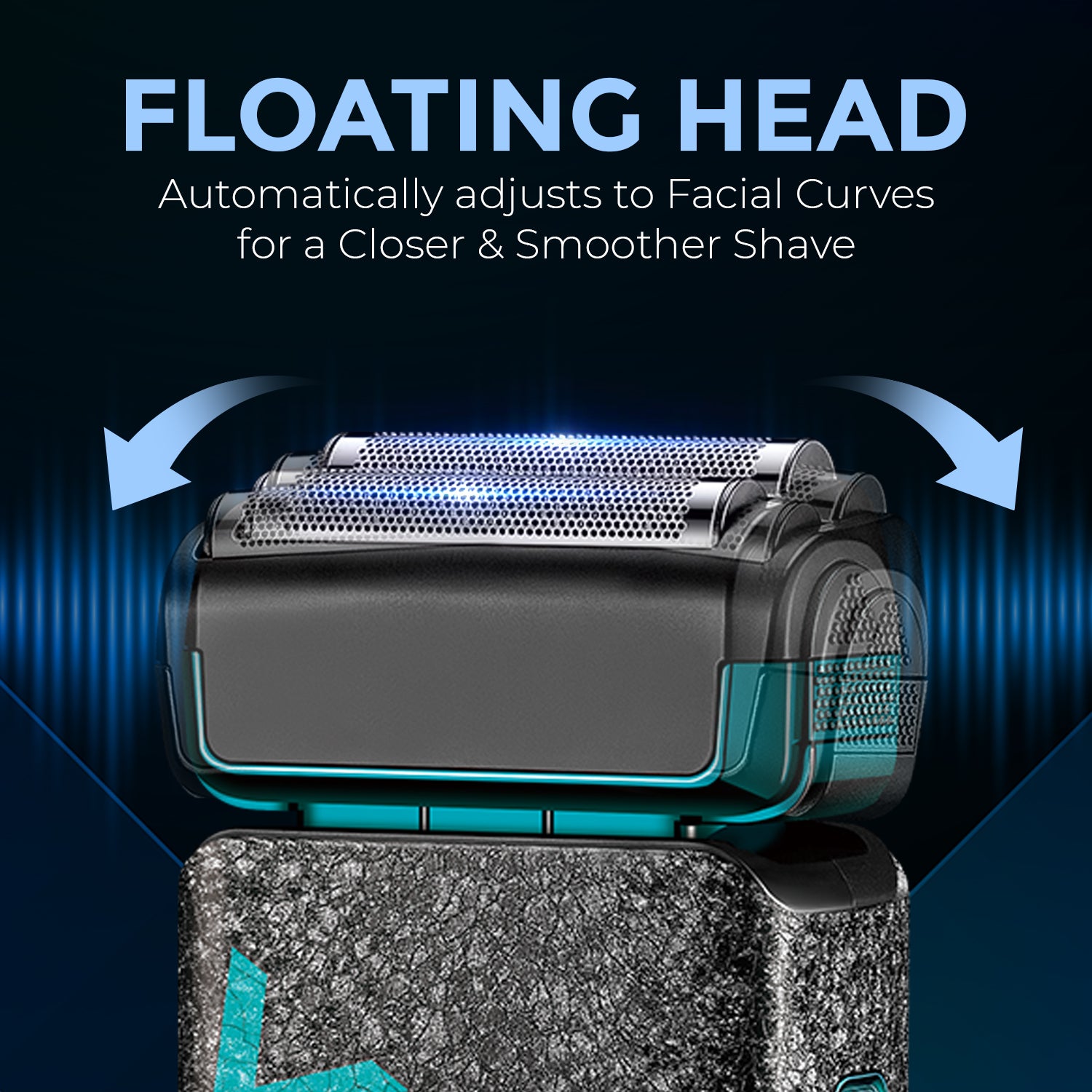 VGR V-374 Professional Foil Shaver | Super Trim Series | Cordless, Dual Foil, 150-Min Runtime