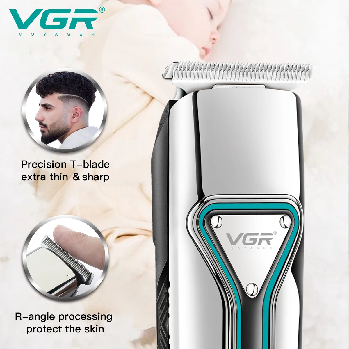 VGR V-008 Hair Trimmer For Men