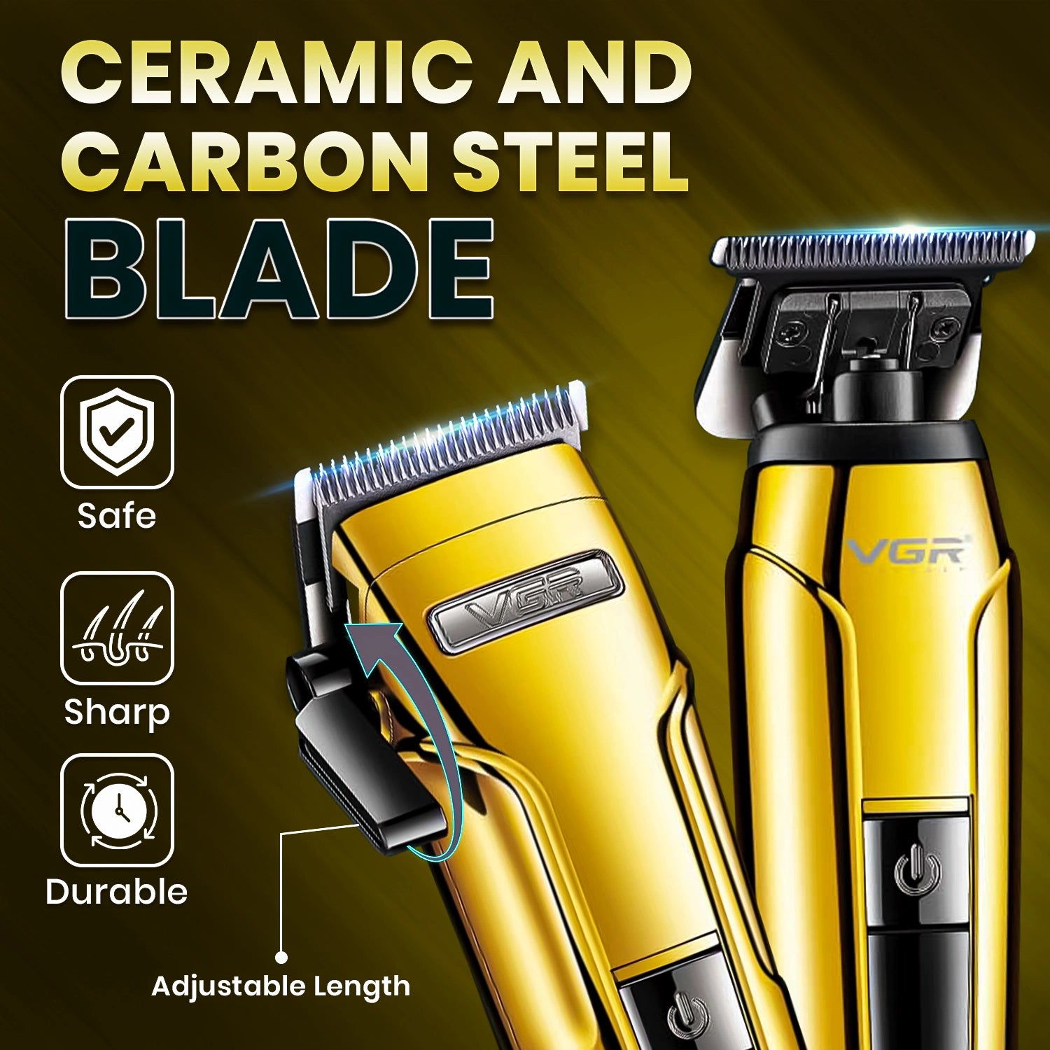 VGR V-694 Professional Salon Quality Rechargeable Combo Kit