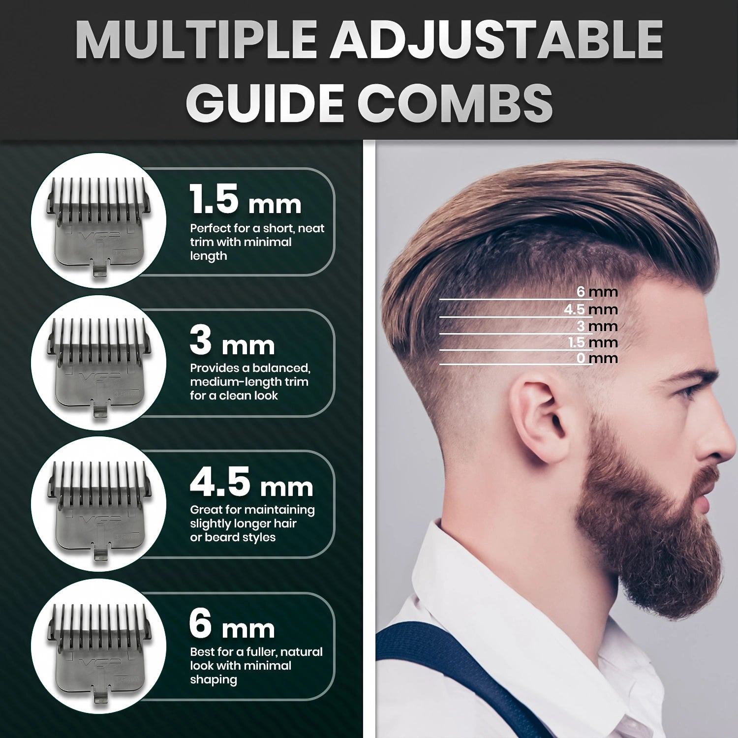 VGR V-900 Professional Cord/Cordless Hair Trimmer for Salon and Home Use