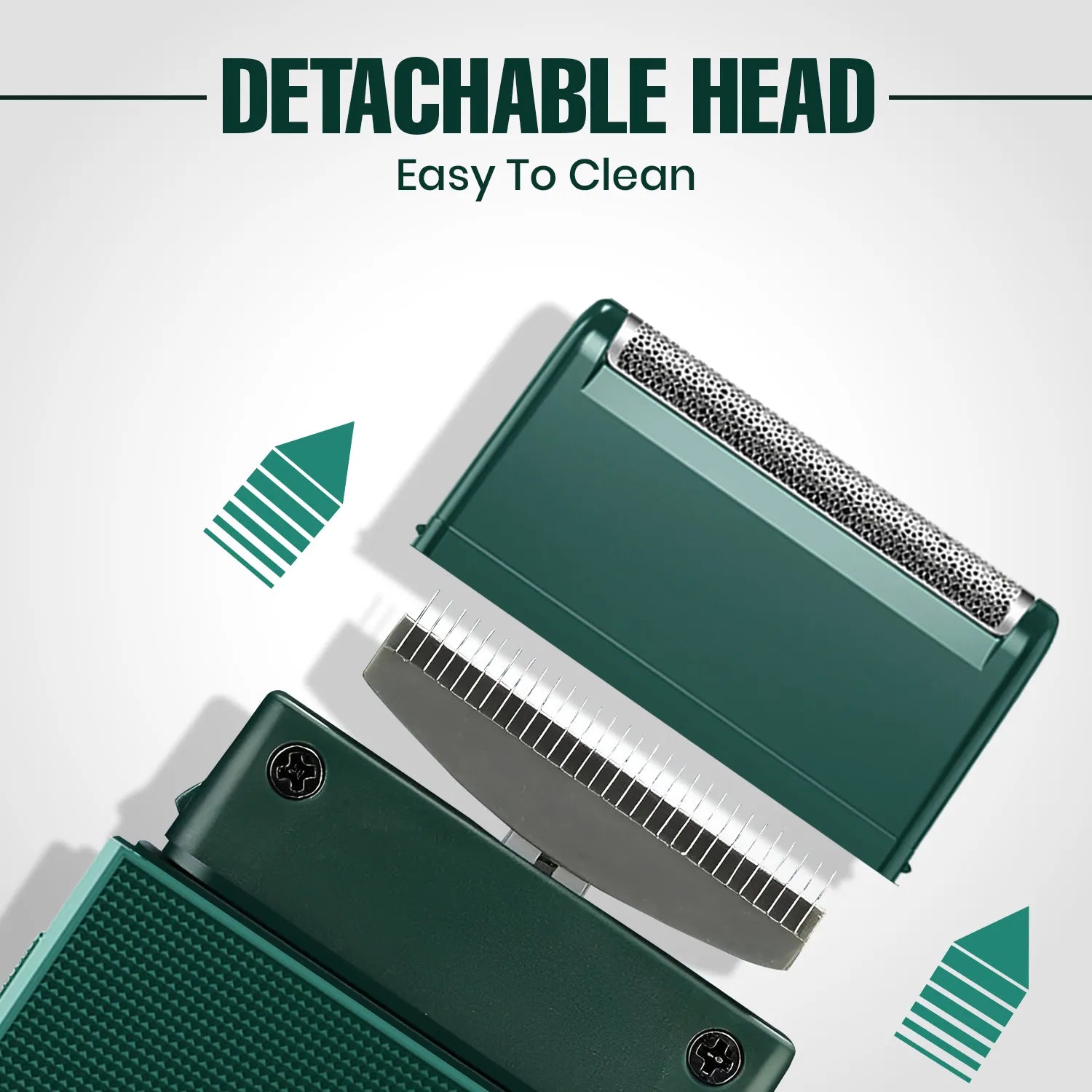 VGR V-376 Professional Pocket Size Shaver For Men (Green)