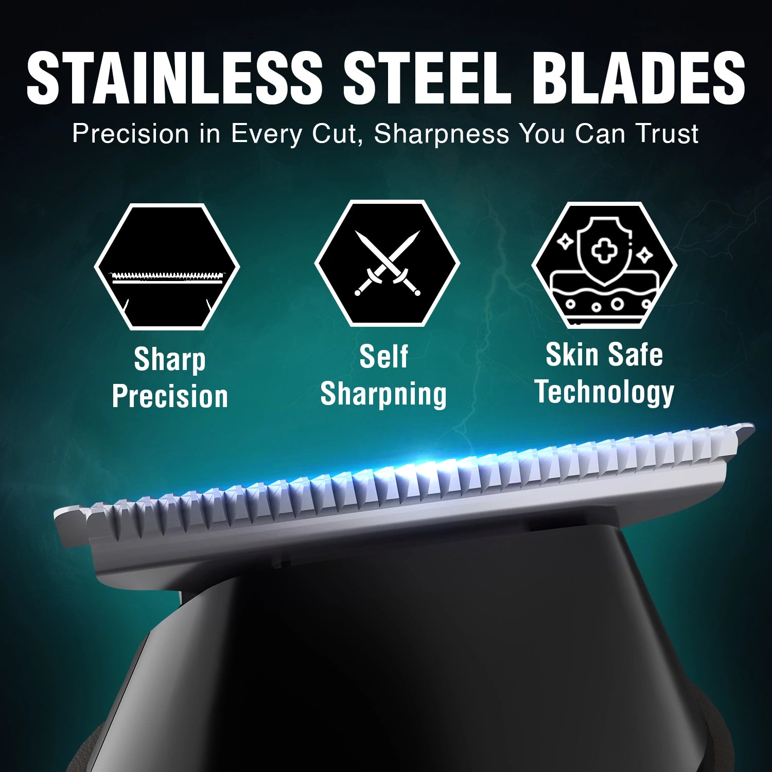 VGR V-932 Pocket Hair Trimmer For Men (Black) VGR