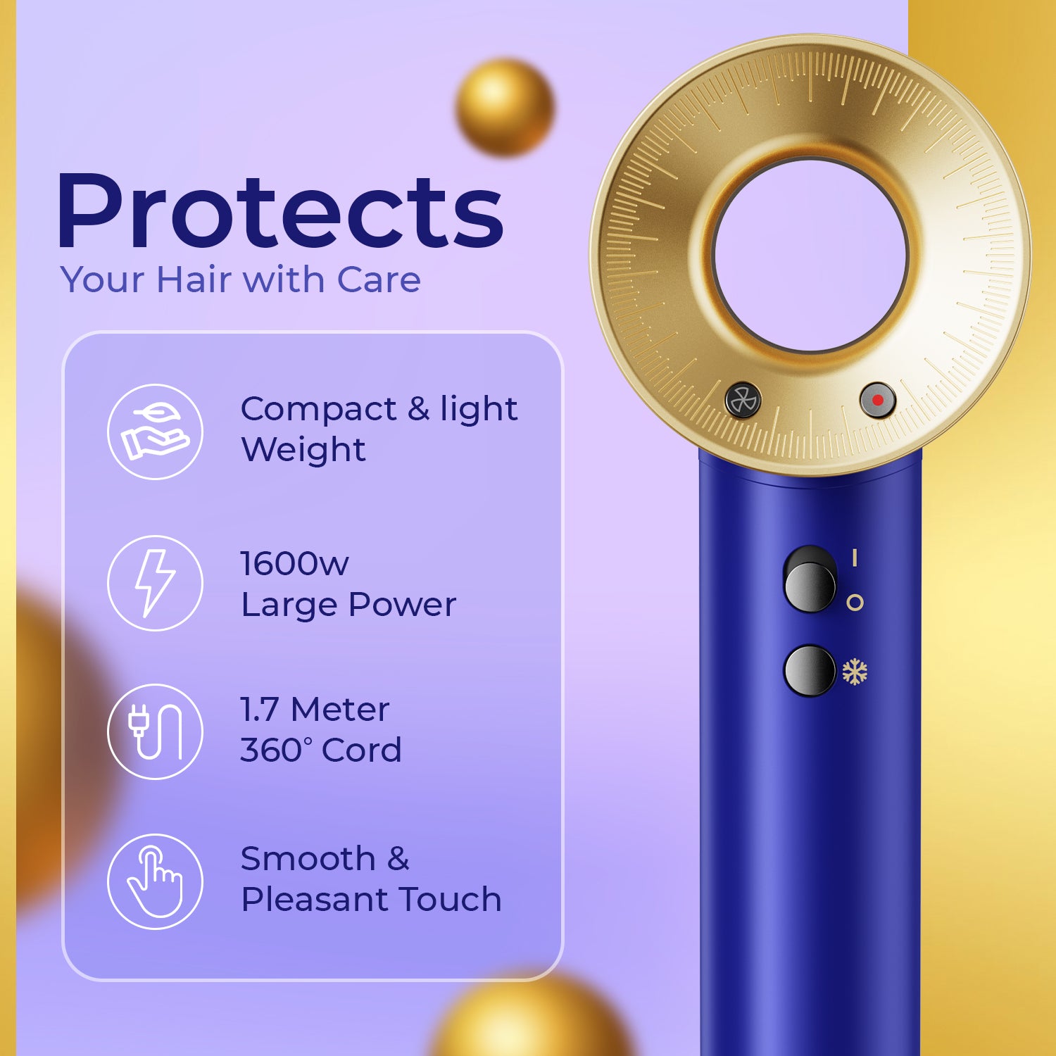 VGR V-445 Professional BLDC Hair Dryer