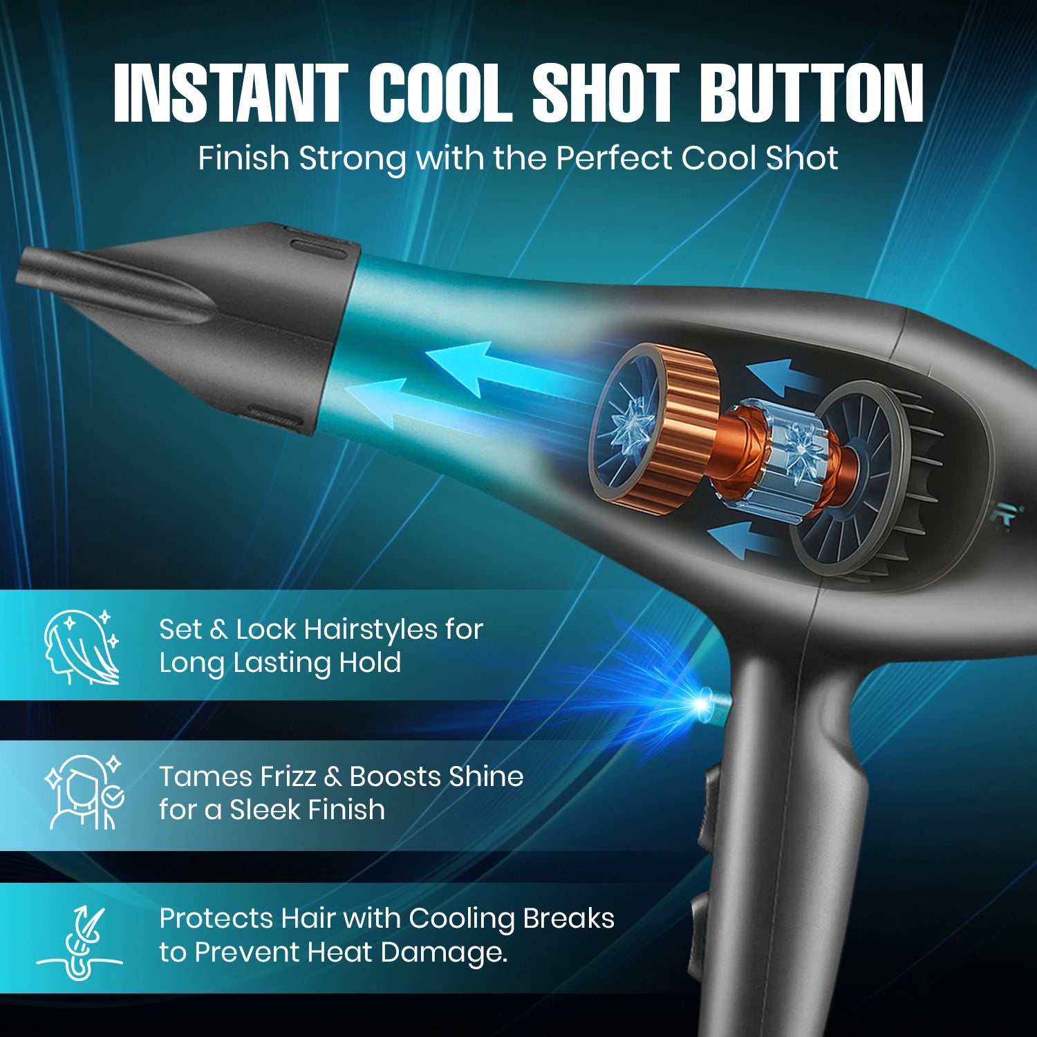 VGR V-455 Professional Hair Dryer for Both Men and Women