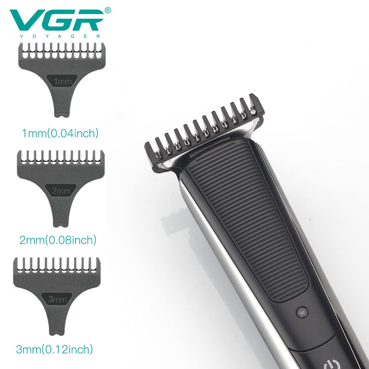 VGR V-926 Professional Hair Trimmer 90 minutes runtime with T Blade and LED Indicator