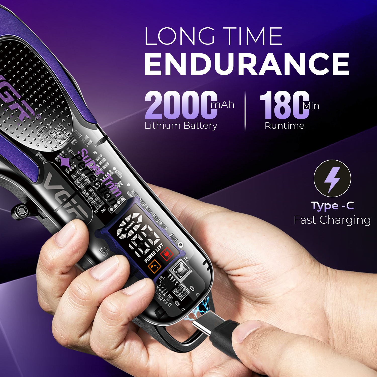 VGR V-692 Professional Hair Clipper