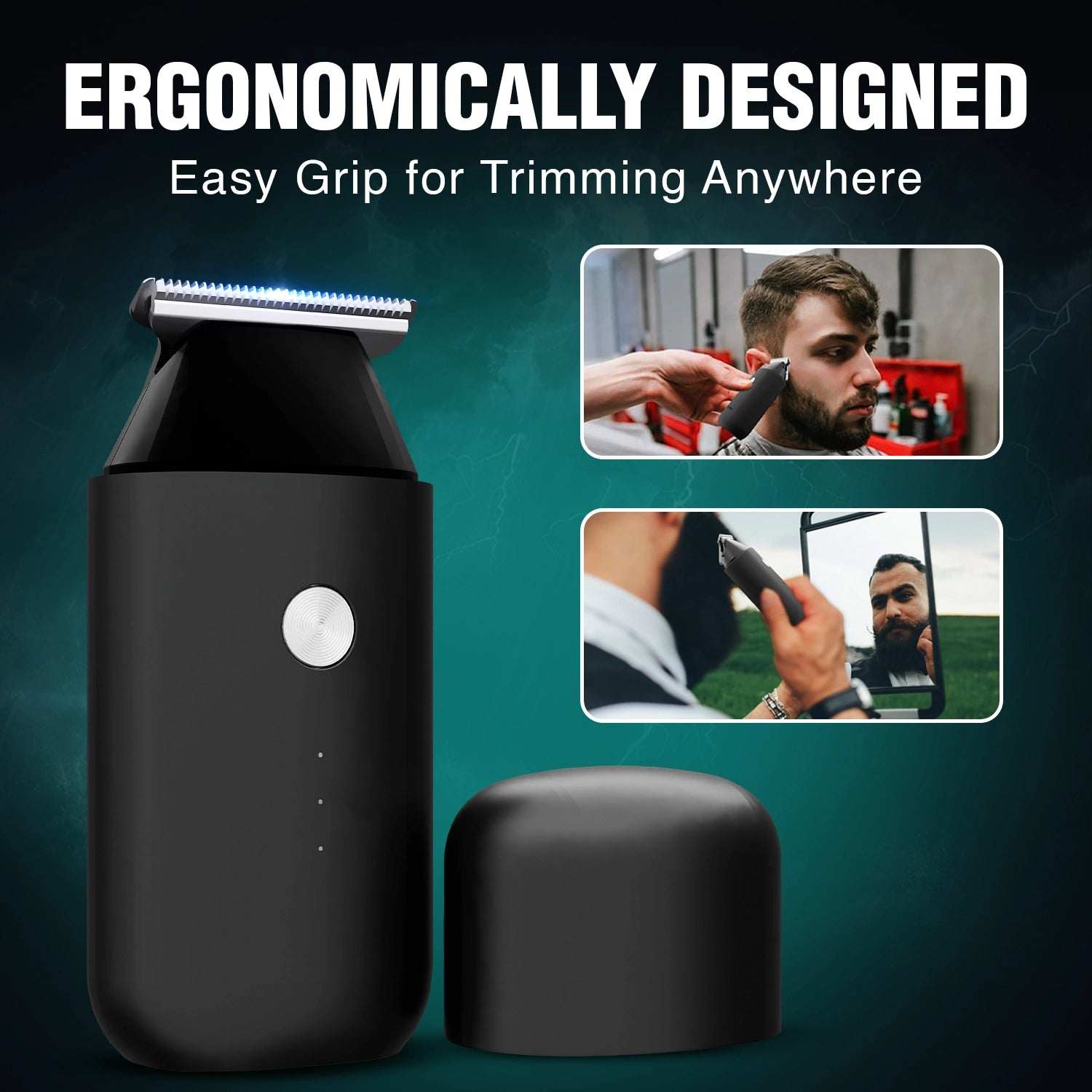 VGR V-932 Pocket Hair Trimmer For Men (Black) VGR