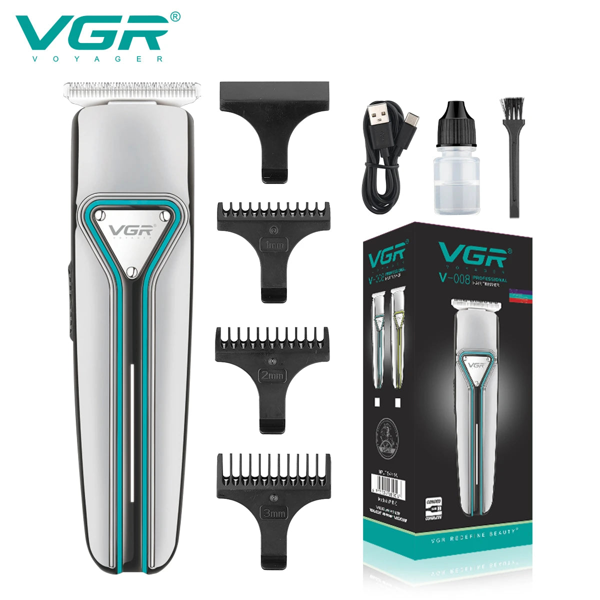 VGR V-008 Hair Trimmer For Men