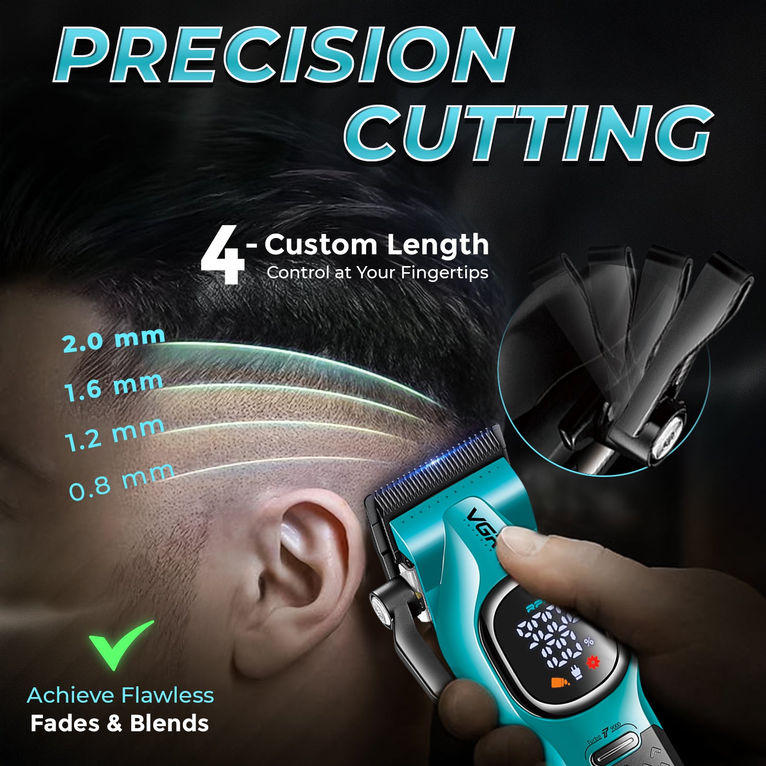 VGR V-886C Professional Hair Clipper