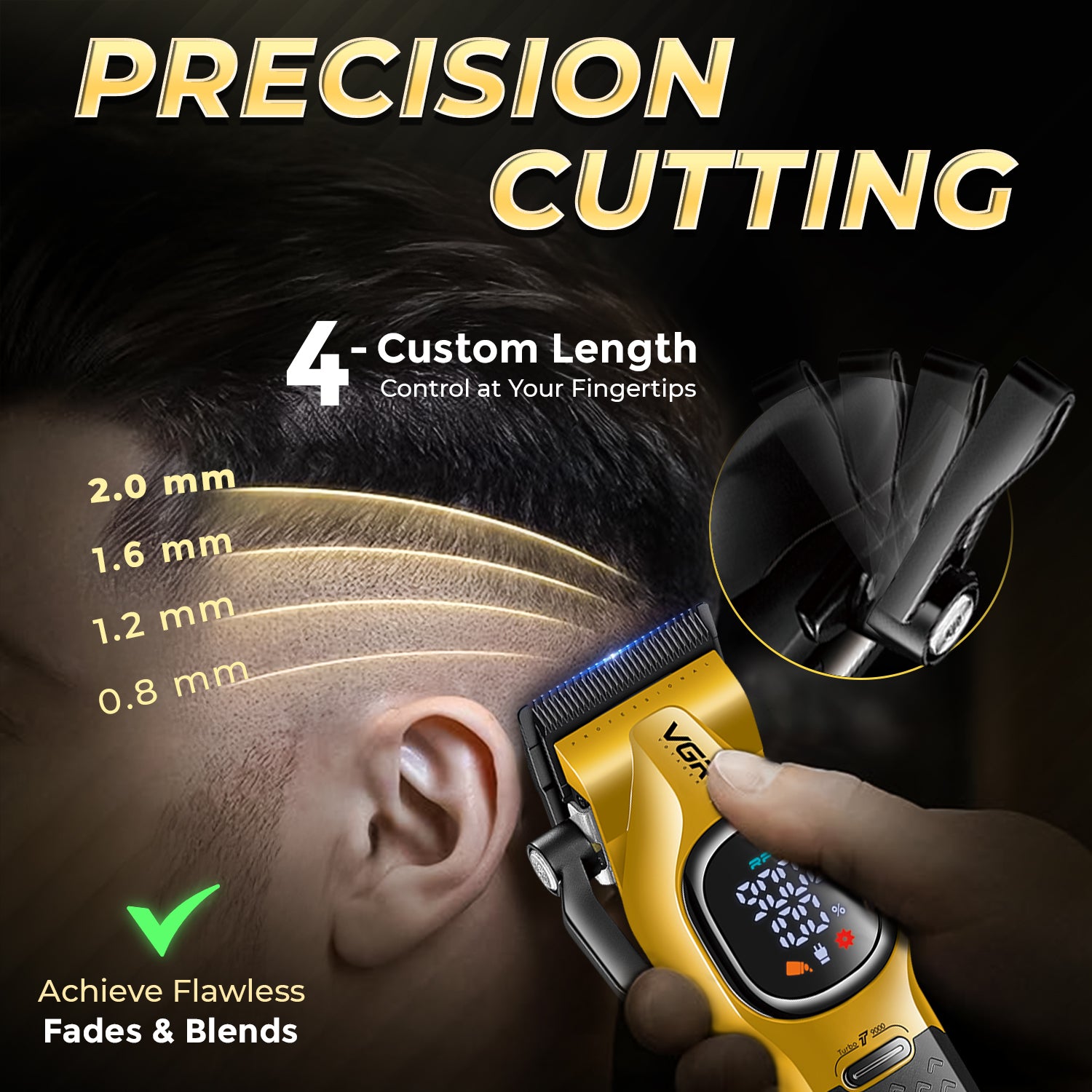 VGR V-886C Professional Hair Clipper