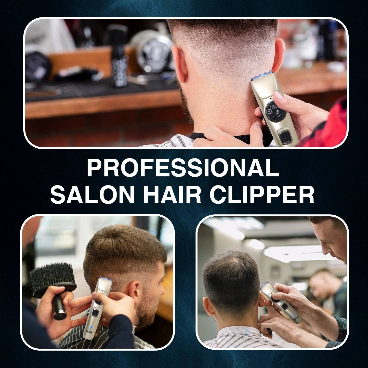 VGR V-031 Hair Trimmer For Men, Silver