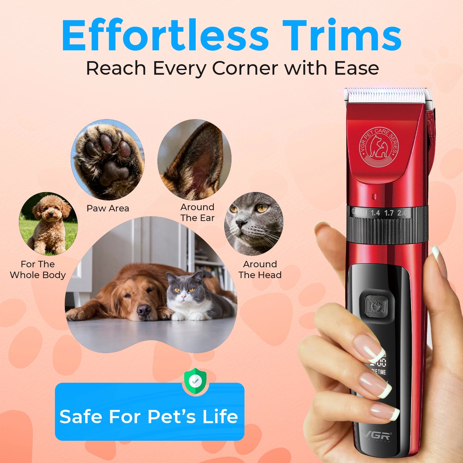 VGR V-240 Professional Pet Trimmer