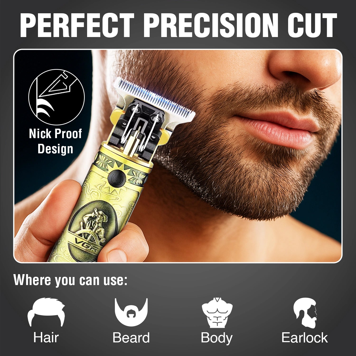 VGR V-228 Hair Trimmer For Men