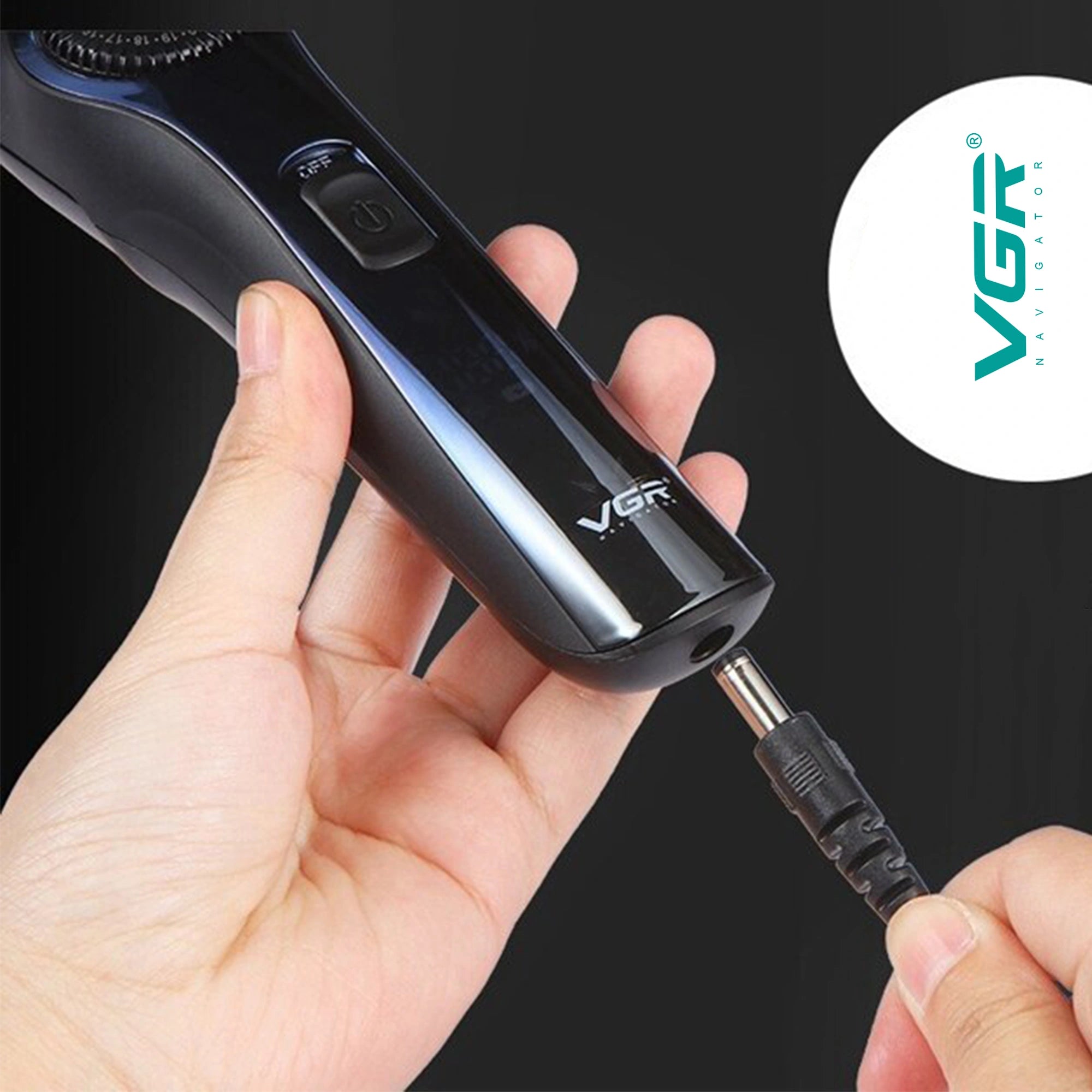 VGR V-080 Hair Trimmer For Men, Black