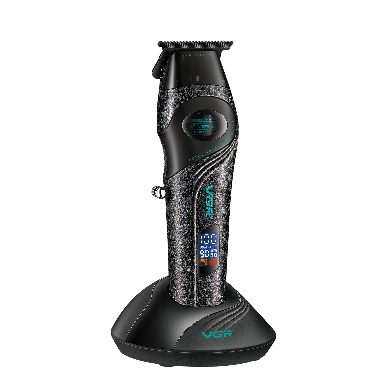 VGR V-857T Professional Hair Trimmer for Salon & Men, Black
