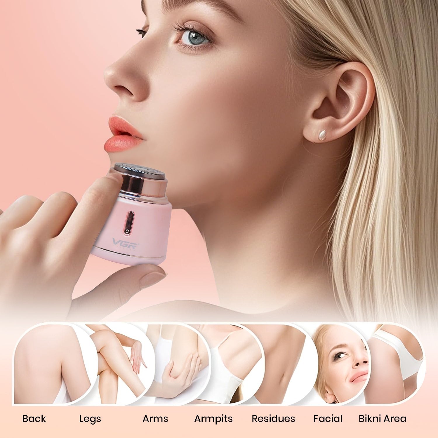 VGR V-737 Professional Lady Shaver