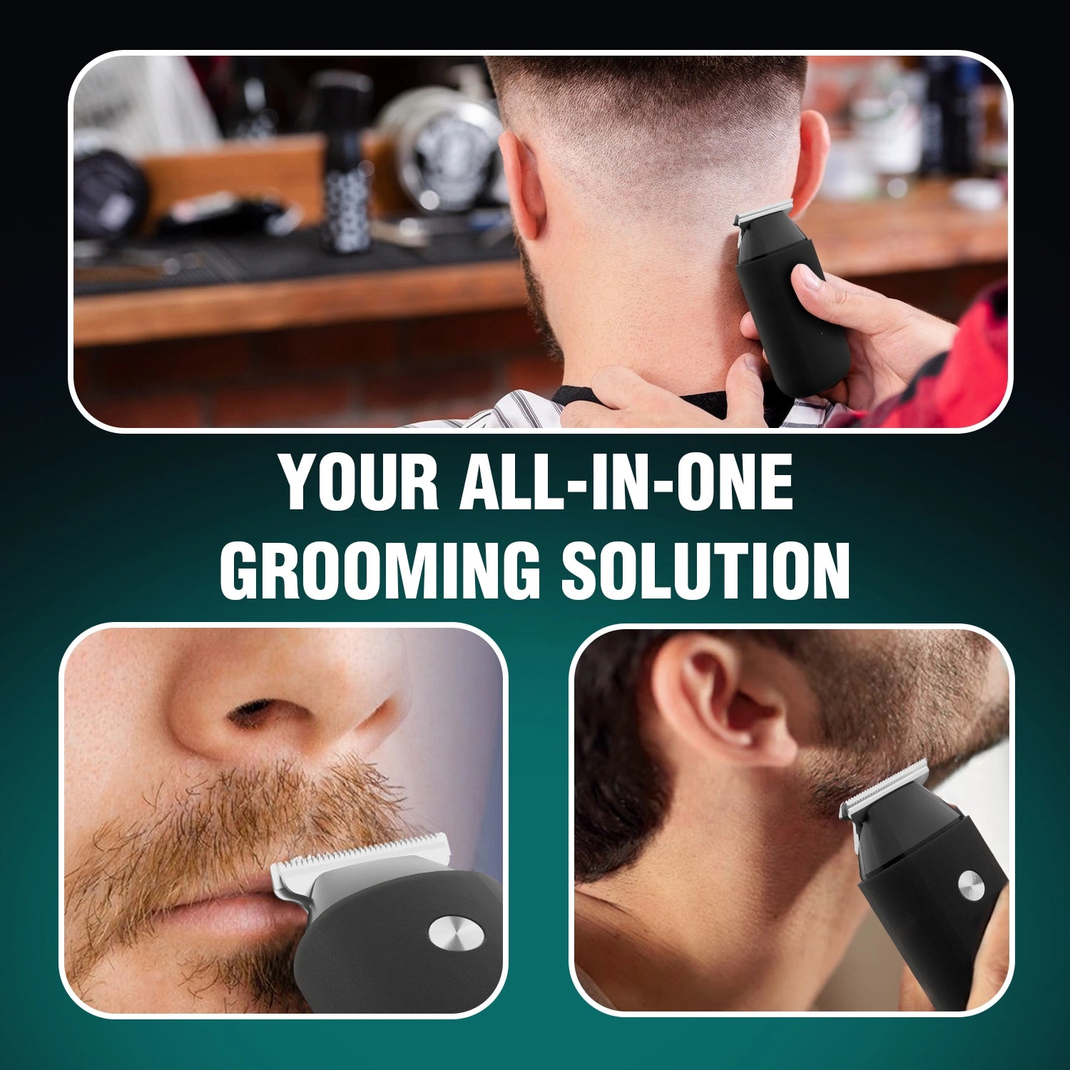 VGR V-932 Pocket Hair Trimmer For Men (Black) VGR