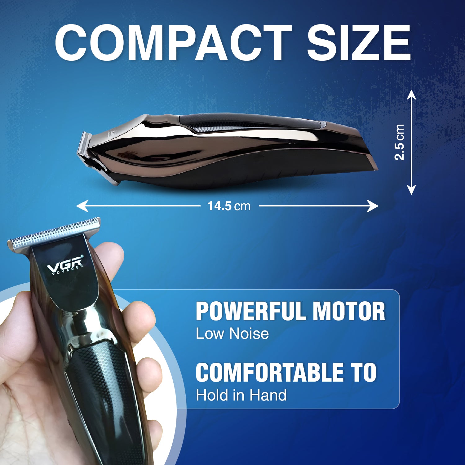 VGR V-070 Hair Trimmer For Men, Grey