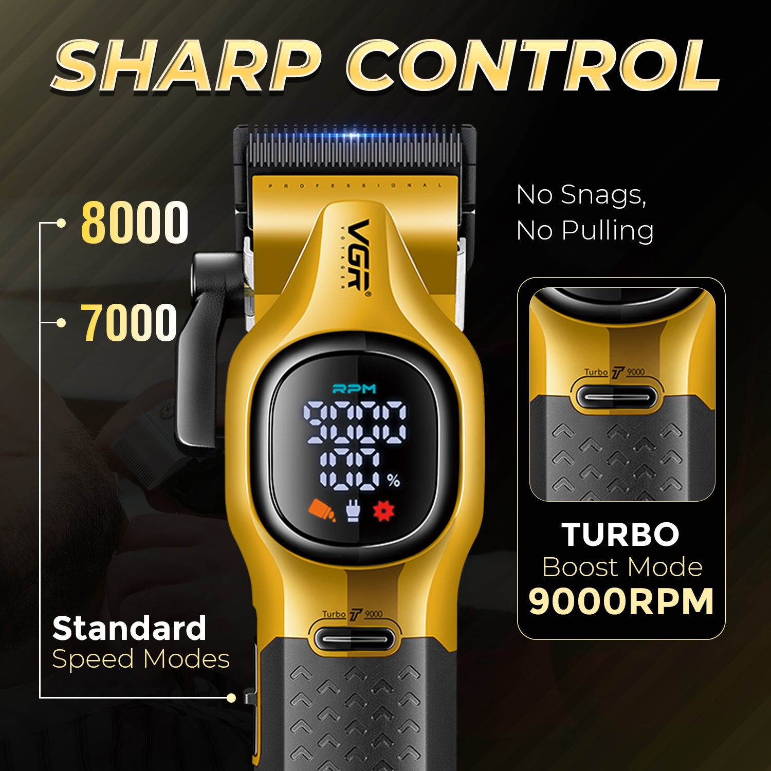 VGR V-886C Professional Hair Clipper