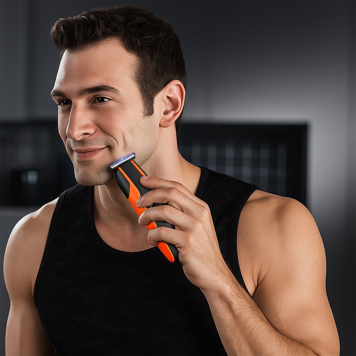 VGR V-999 Trimmer 120 min Runtime 4 Length Settings For Salon & Mens (Orange)