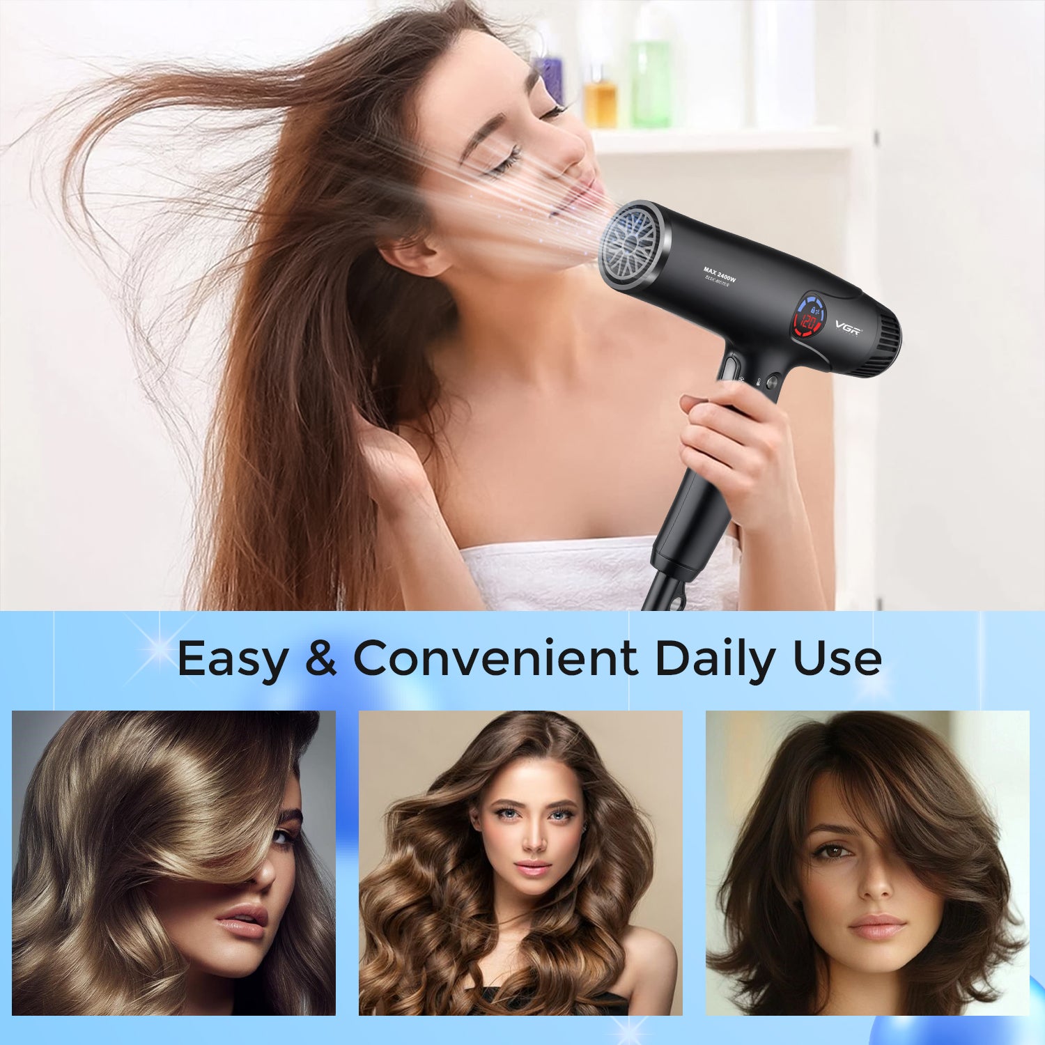 VGR V-469 Professional BLDC Hair Dryer